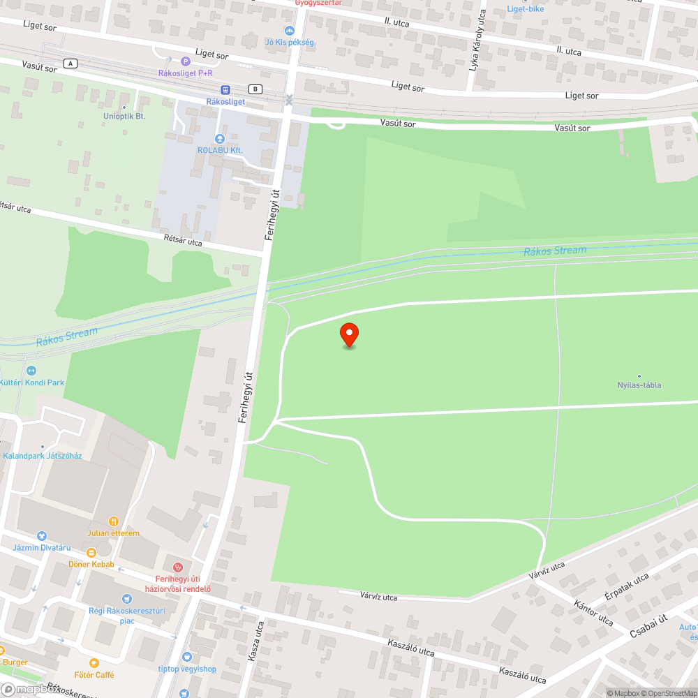 Sárkány bejelentés helye