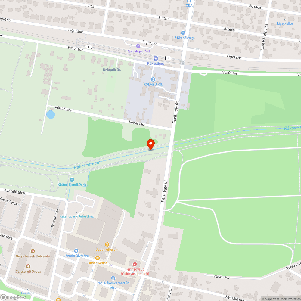 Milyen fasor? bejelentés helye