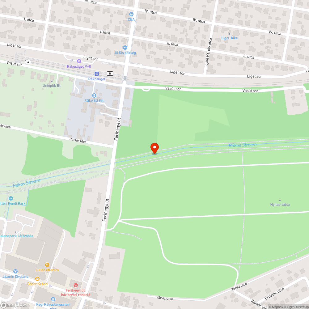 Lánc bejelentés helye