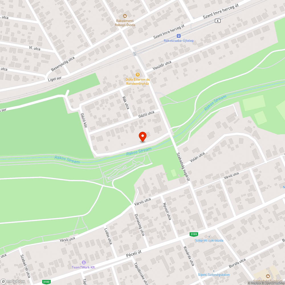 Életveszélyes akna bejelentés helye