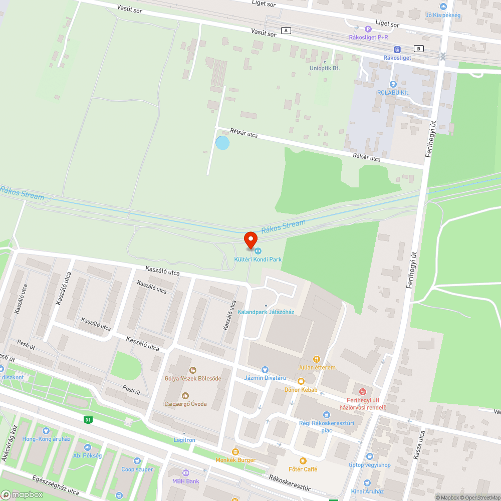 Pislákol bejelentés helye