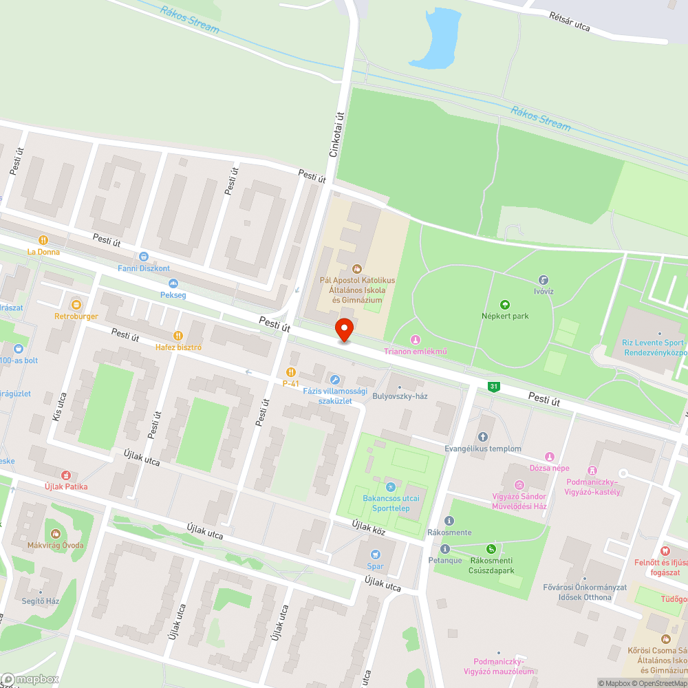 Kerékpárosok veszélyben bejelentés helye