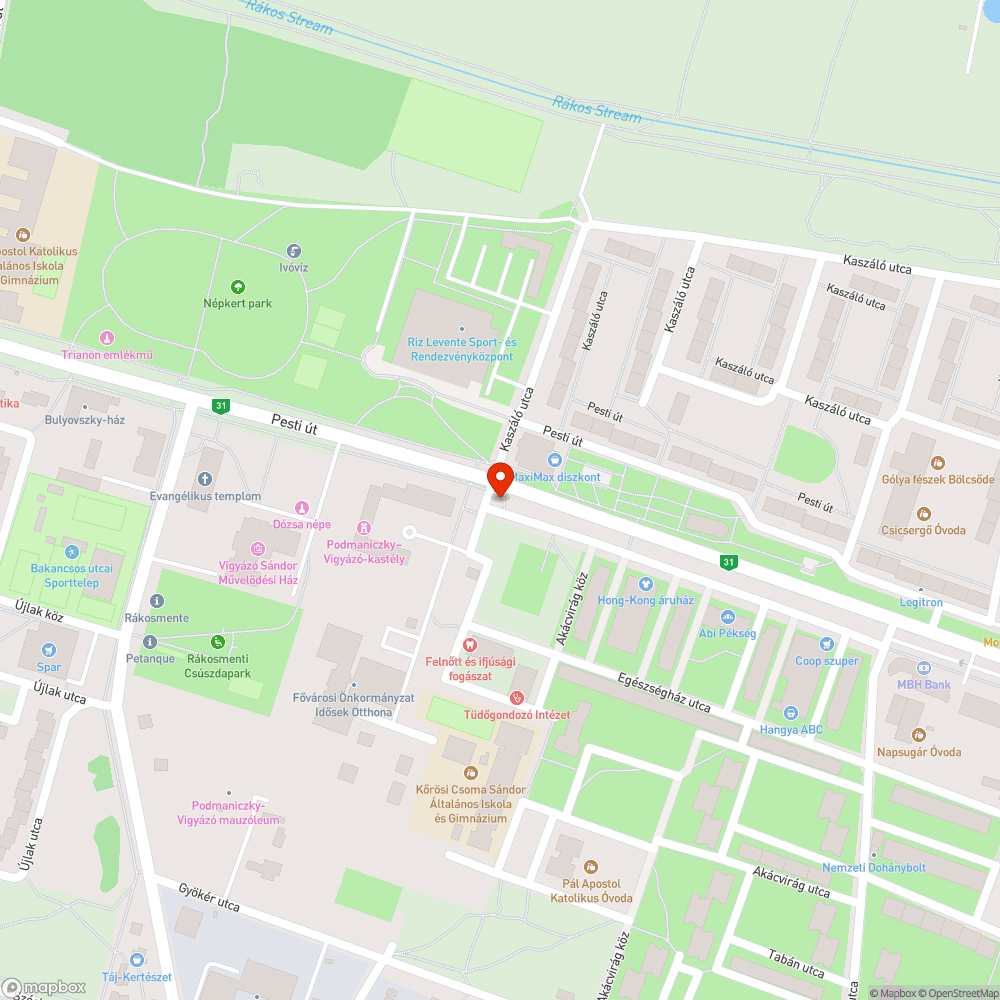 Magas szegély bejelentés helye