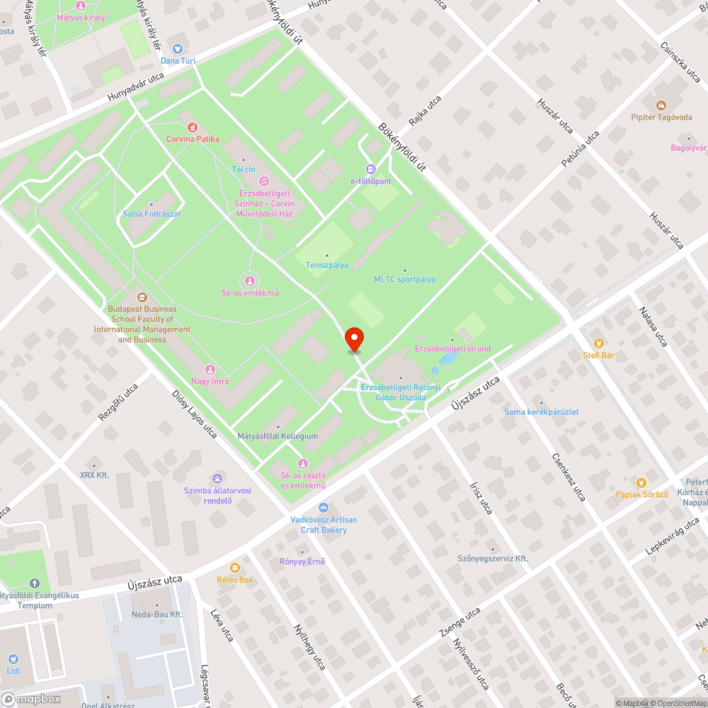 Kiégett lámpa bejelentés helye