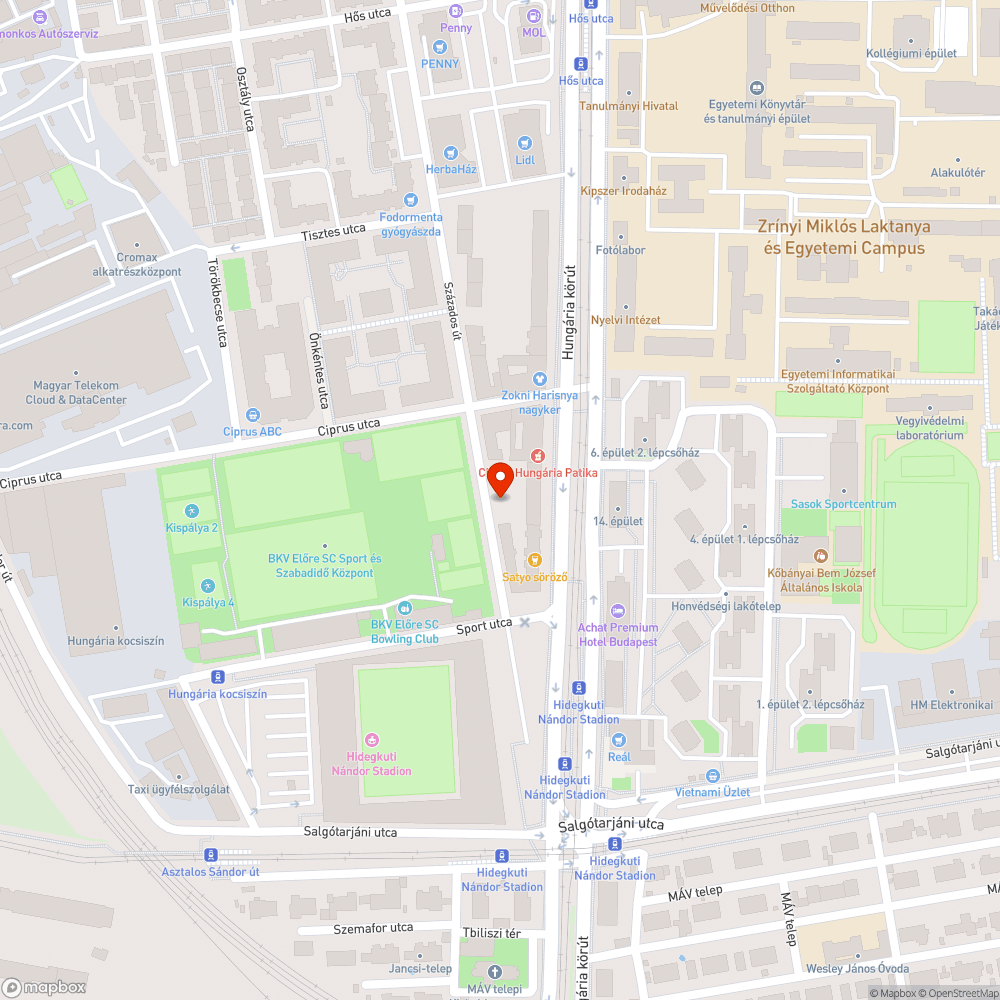 Hiányzó jelzőtábla bejelentés helye