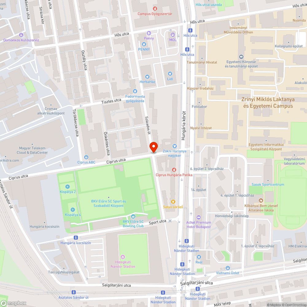 Hiányzó jelzőtábla bejelentés helye