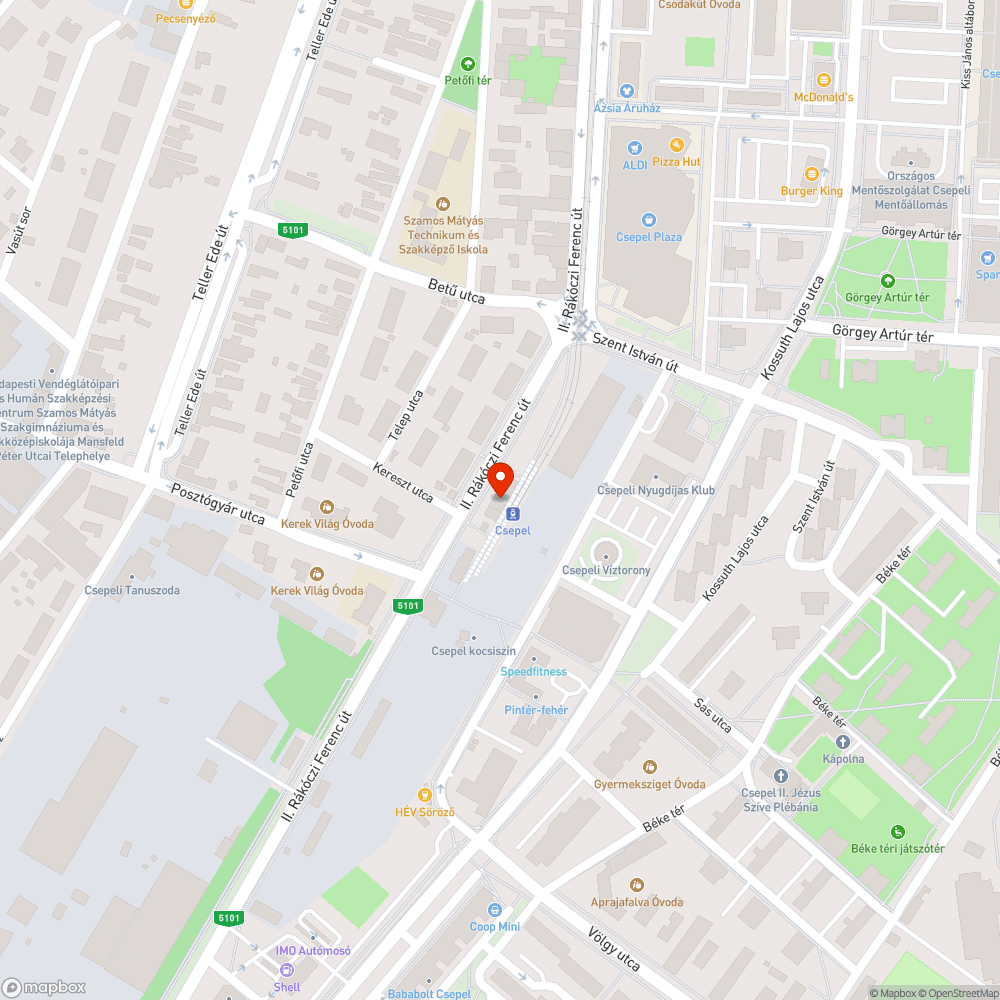 Graffitis, koszos bankautomata - Csepel H bejelentés helye