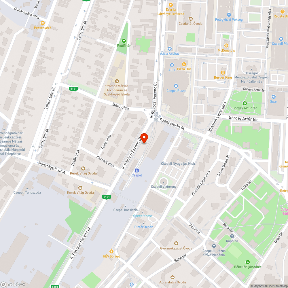 Szemetes park, leszakadt/eltűnt szemetesek - Csepel H bejelentés helye