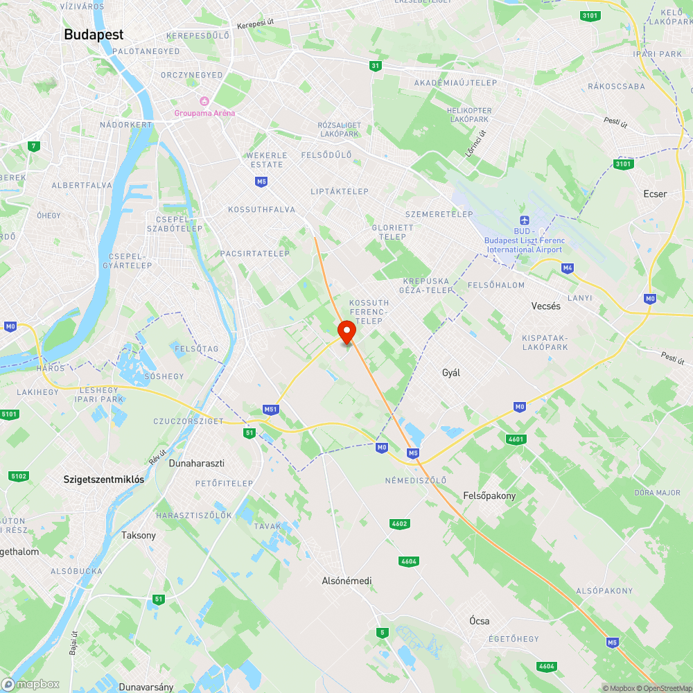 Szemét a csatornában bejelentés helye