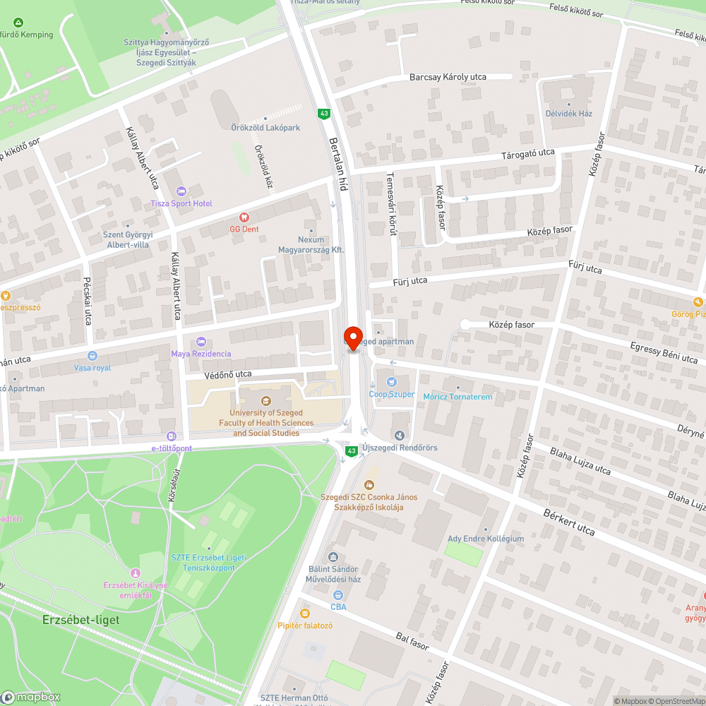 Lámpák nem világítanak - Bertalan híd újszegedi lejtője bejelentés helye