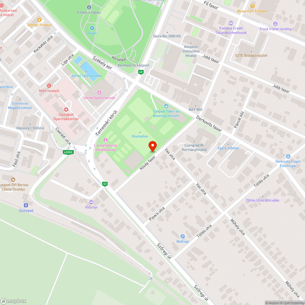 Nem világít a lámpa - Közép fasor 82. bejelentés helye