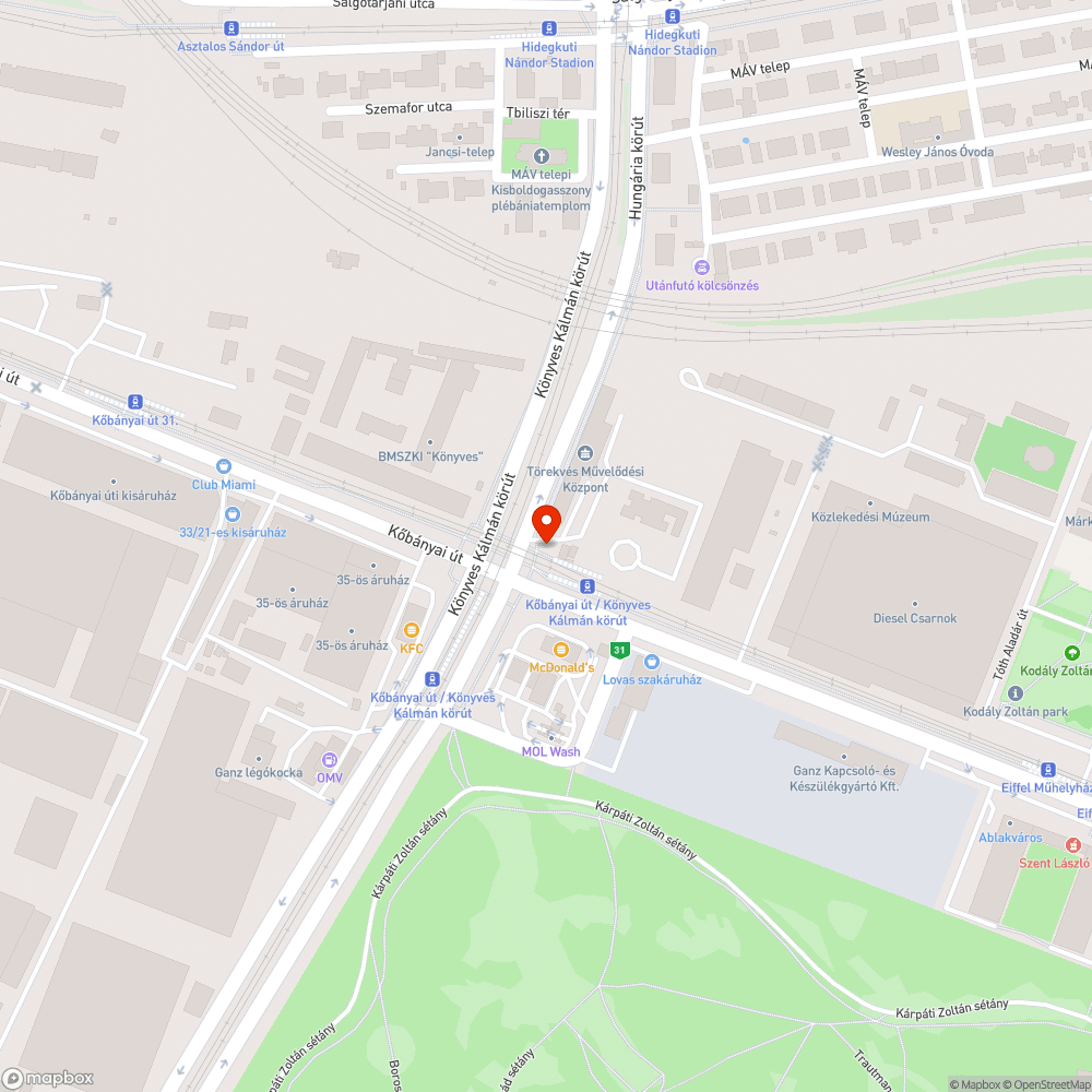 Szemetes megállók bejelentés helye