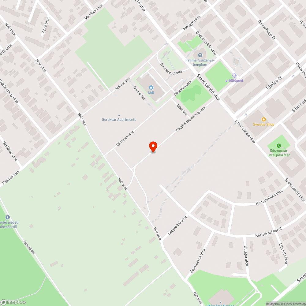 Elhagyott szemét bejelentés helye