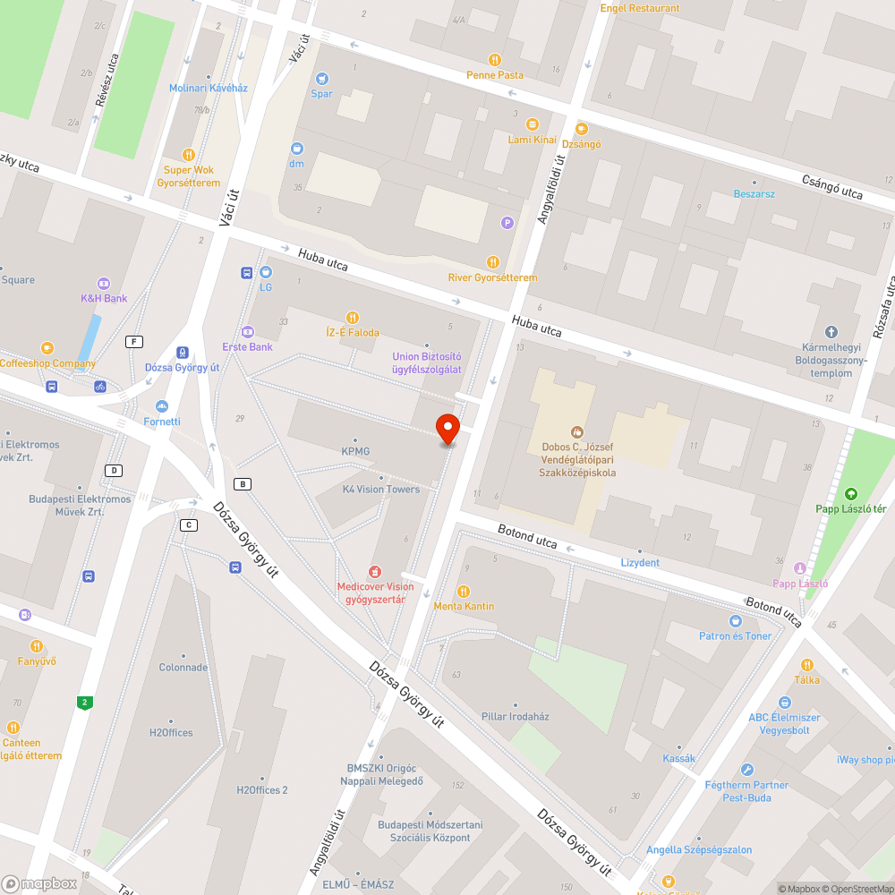 Közműfedélnek tűnő járdaszakasz szétesett bejelentés helye