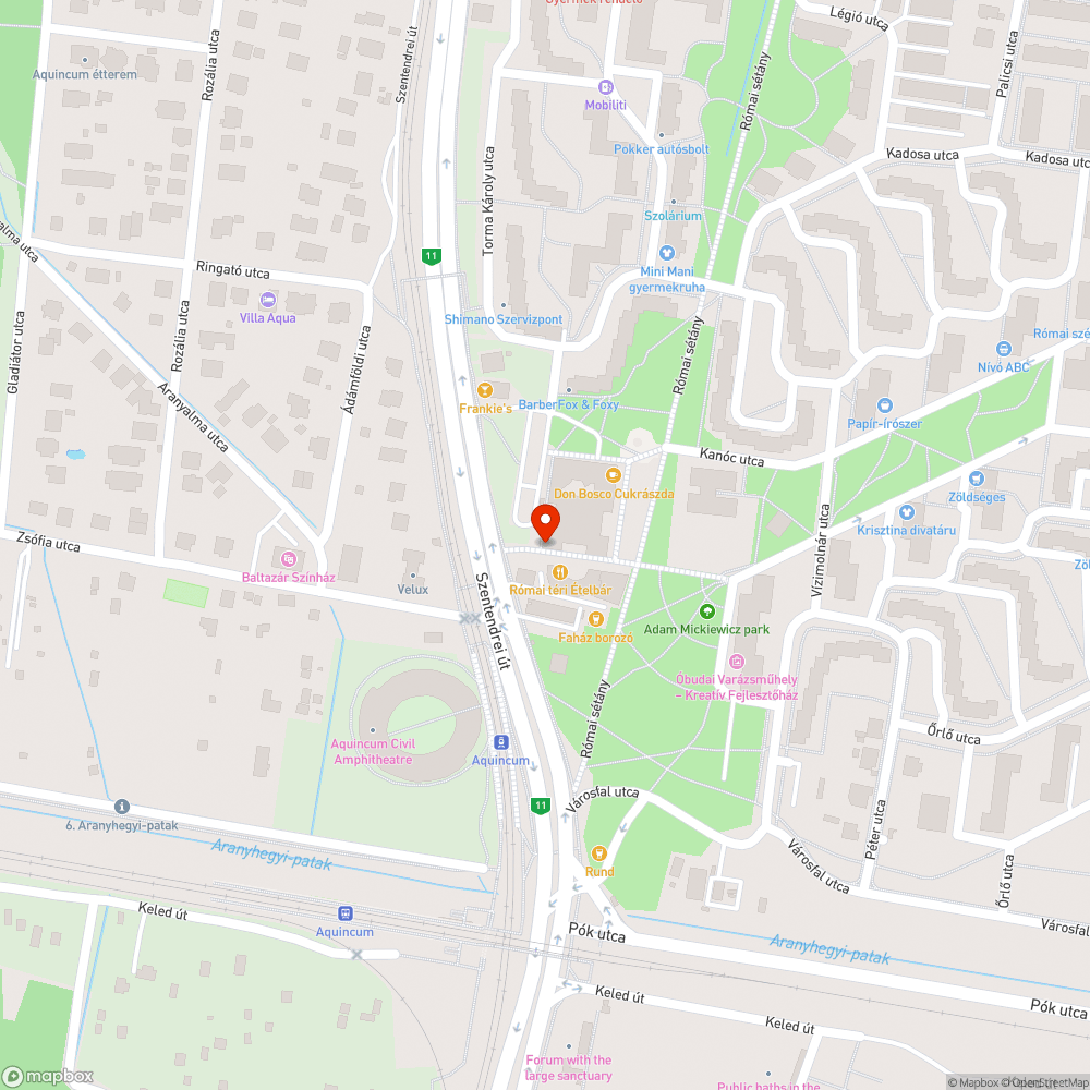 Graffitis élelmiszerbolt bejelentés helye