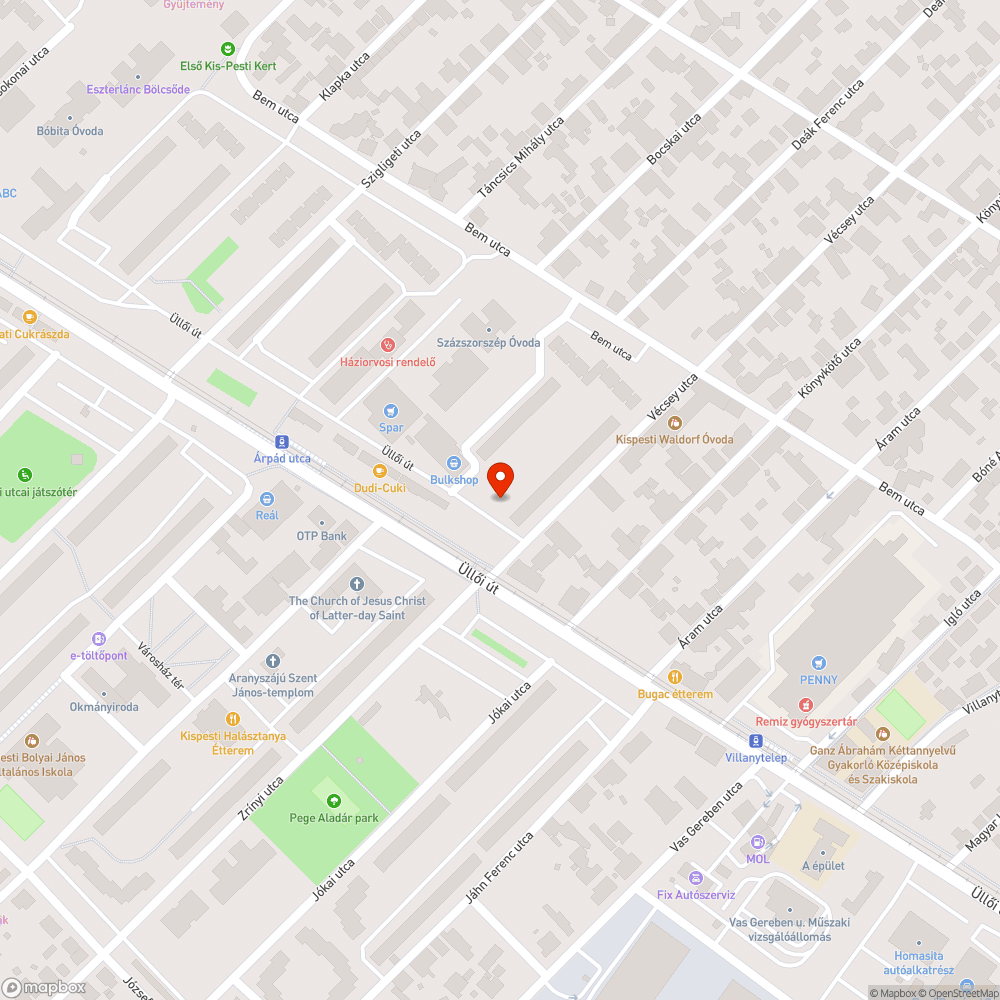 Parkolóhely foglalás bejelentés helye