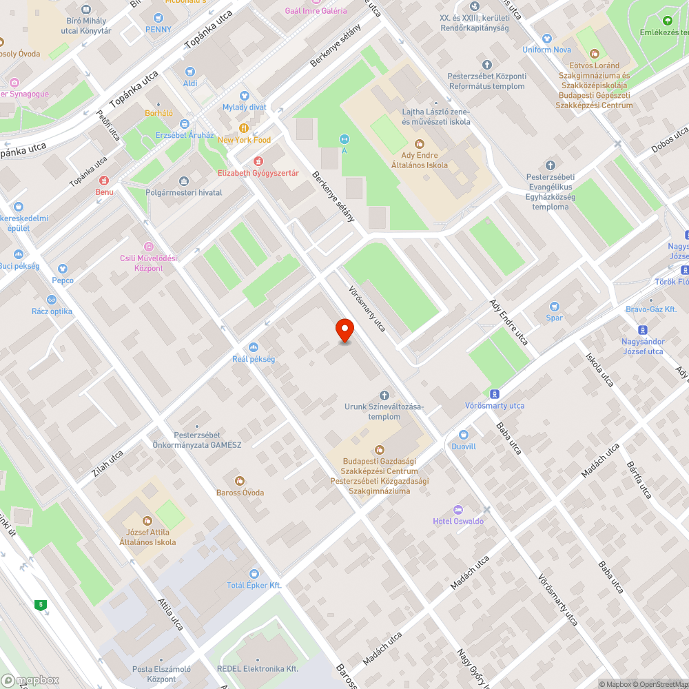 Balesetveszélyes szekrény bejelentés helye