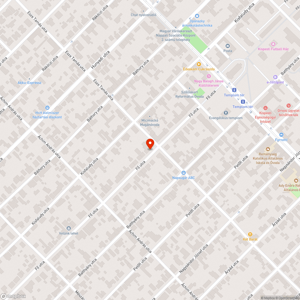 Botlásveszély bejelentés helye