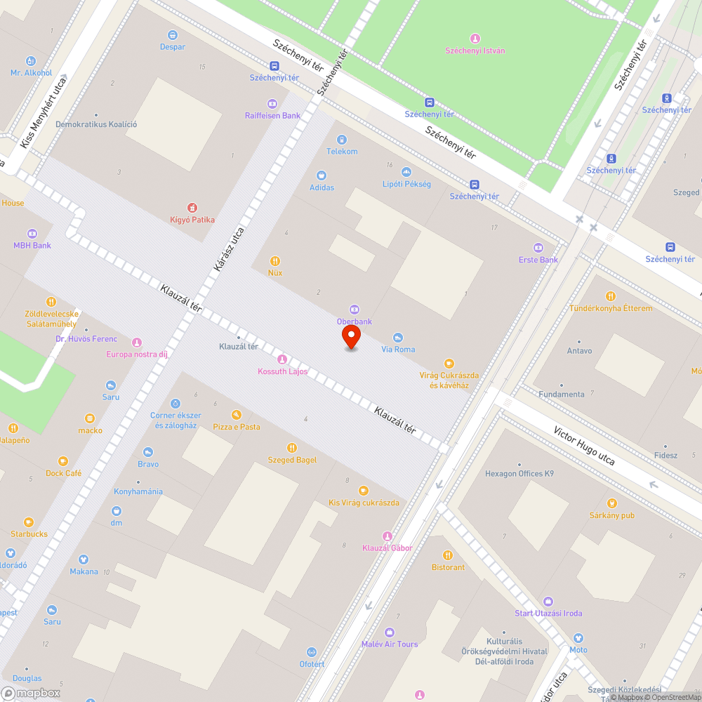 Összetört burkolat - Klauzál tér bejelentés helye