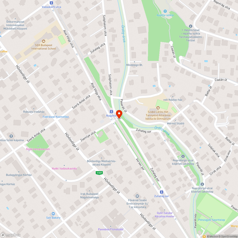 Bokorba dobott tábla bejelentés helye