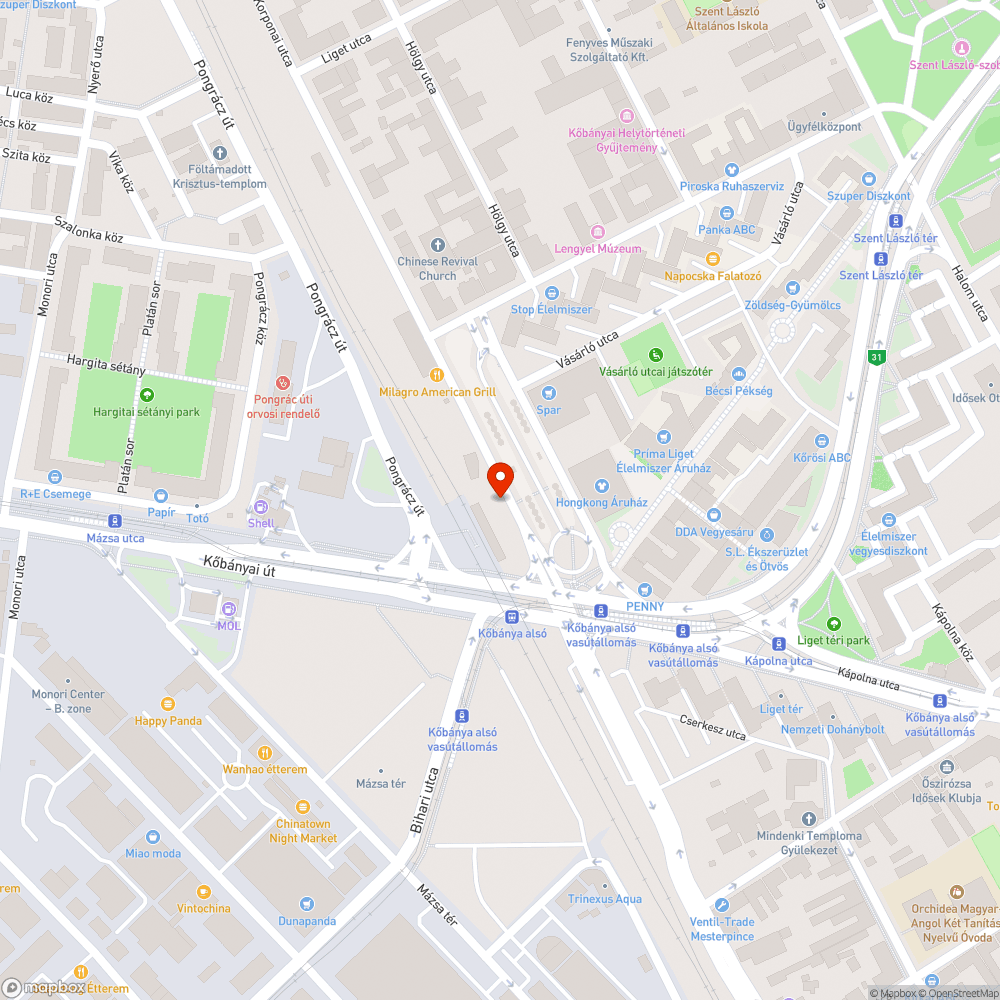 Alacsony állvány bejelentés helye