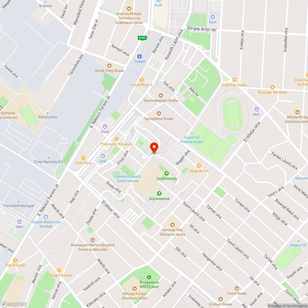 Reggel utca 11. szemét bejelentés helye