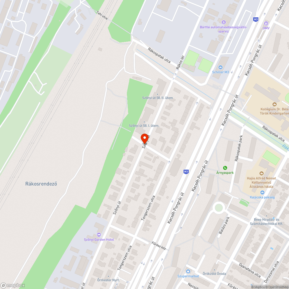 Nem működő közvilágítás bejelentés helye