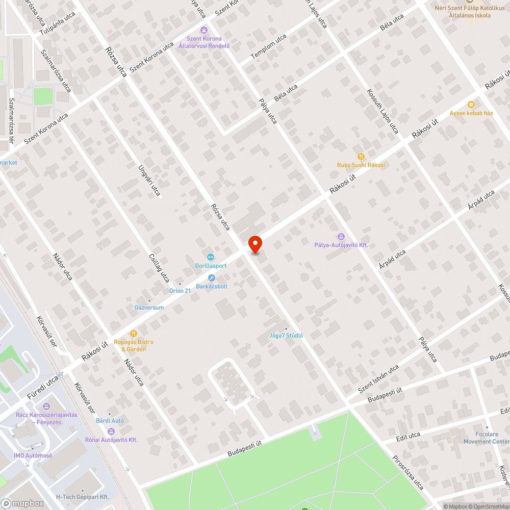 Eltömődött, megsüllyedt rács bejelentés helye