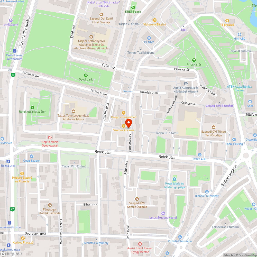 Járdán parkolás minden nap - Szamos utca, Szamos kocsma előtt bejelentés helye