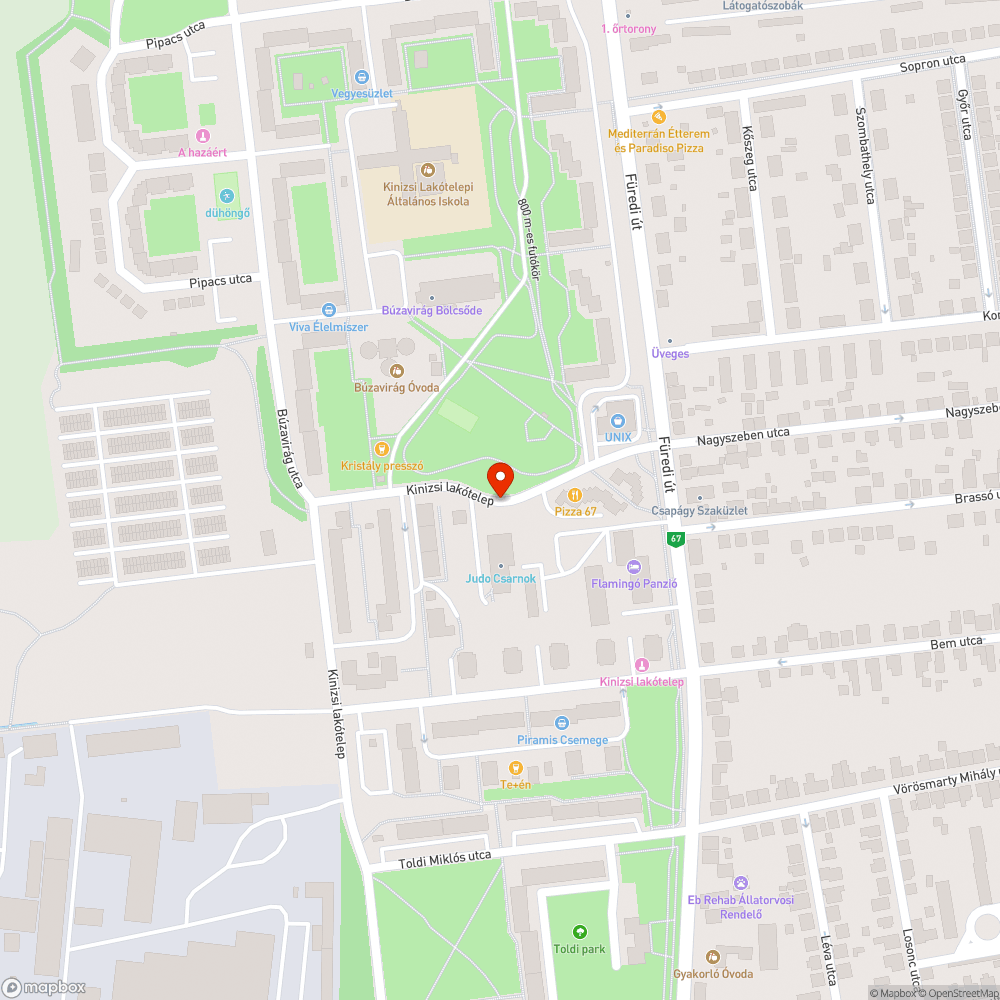 Leszakadt kuka bejelentés helye