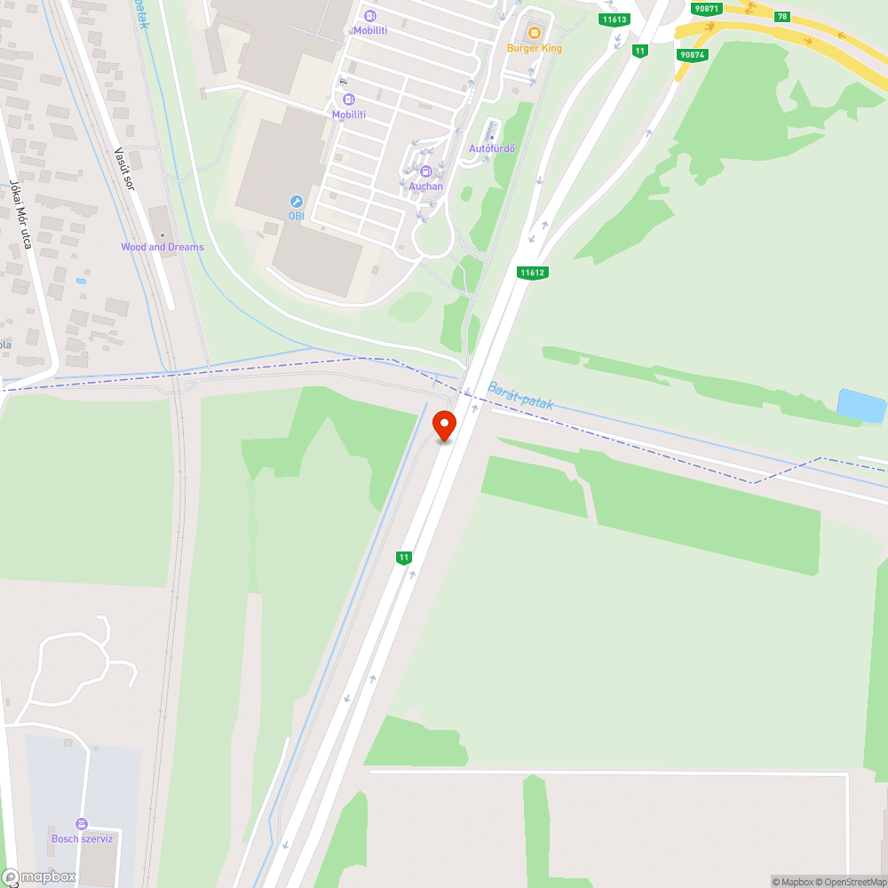 Kiégett lámpa bejelentés helye