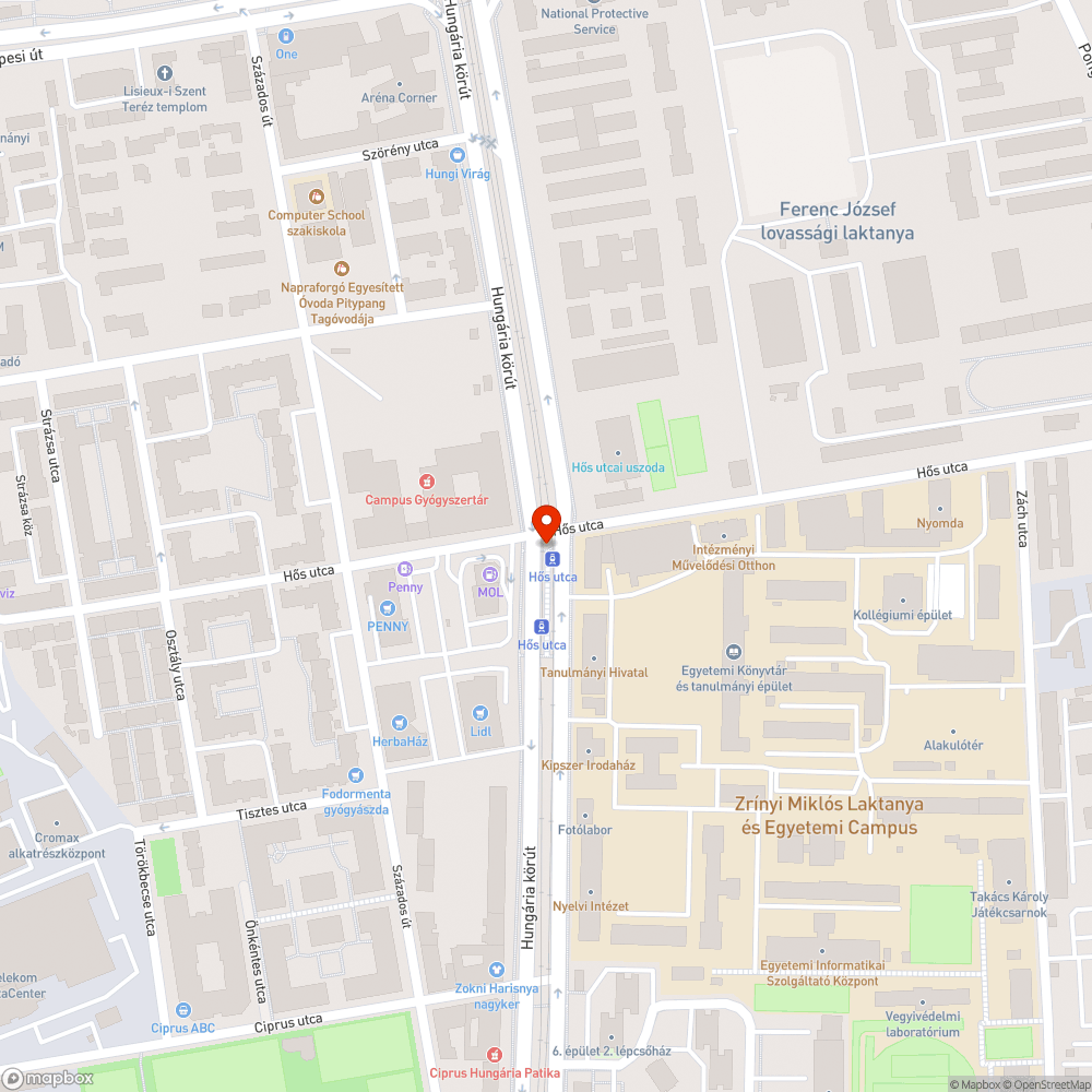 Útsózás bejelentés helye