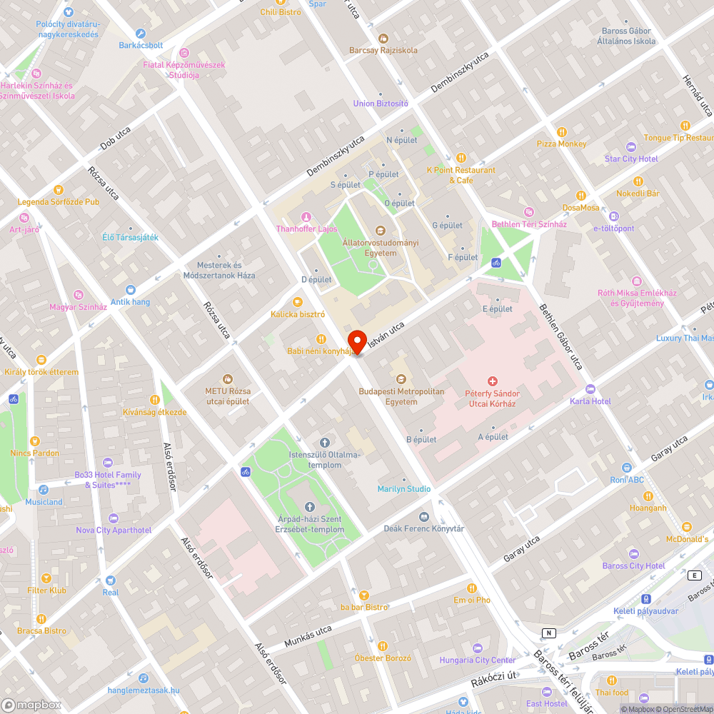 Facsonk bejelentés helye