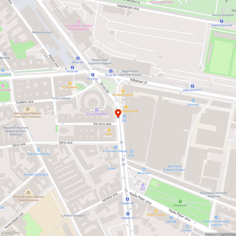 Levágott vezetékek lógnak a fára bejelentés helye