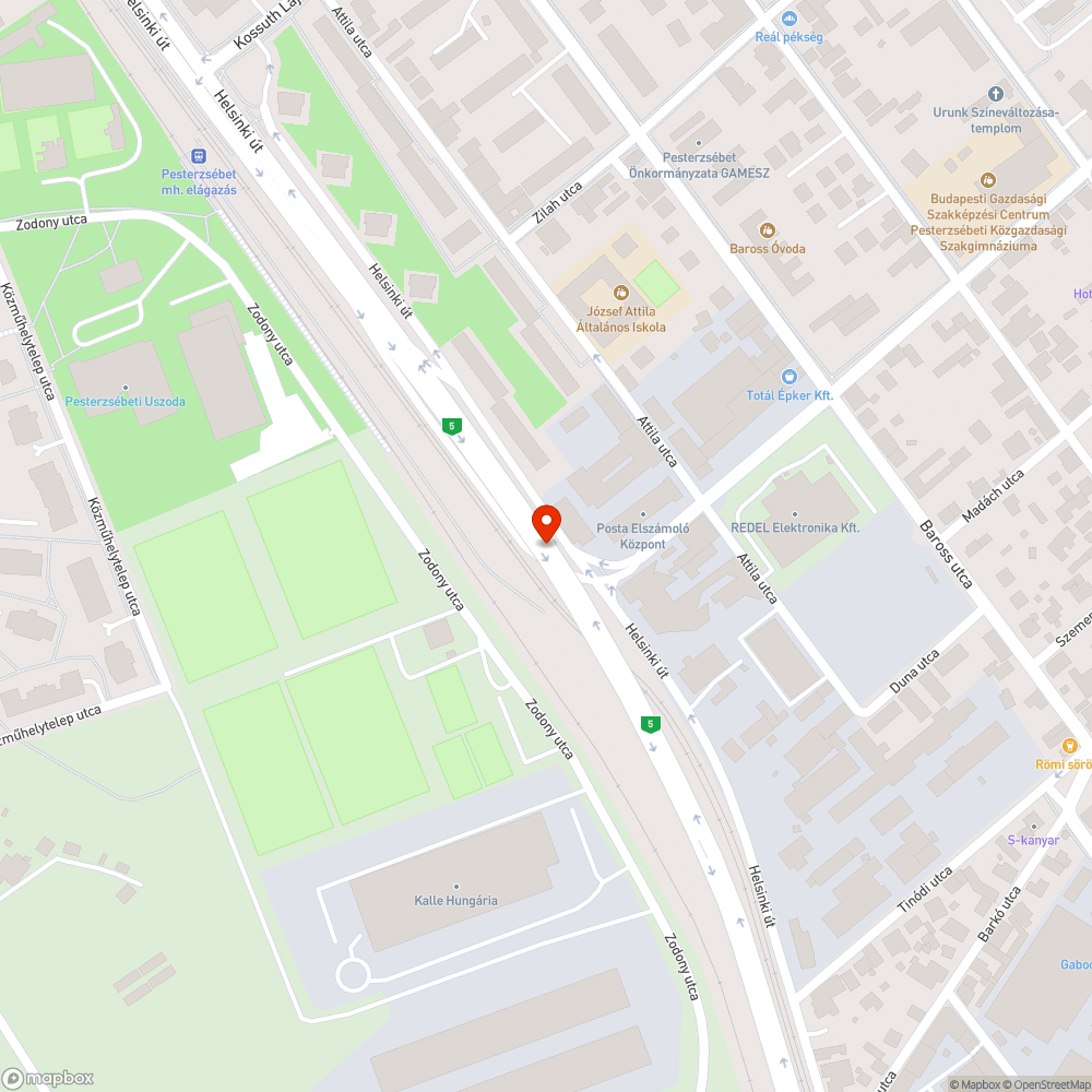 Szemét a felüljáró alatt. bejelentés helye