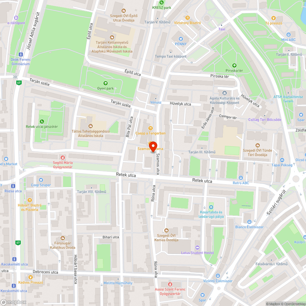 Járdahiba - Szamos utca 2. bejelentés helye