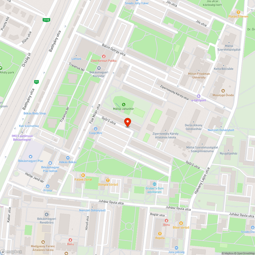 Elhagyott gépjármű bejelentés helye