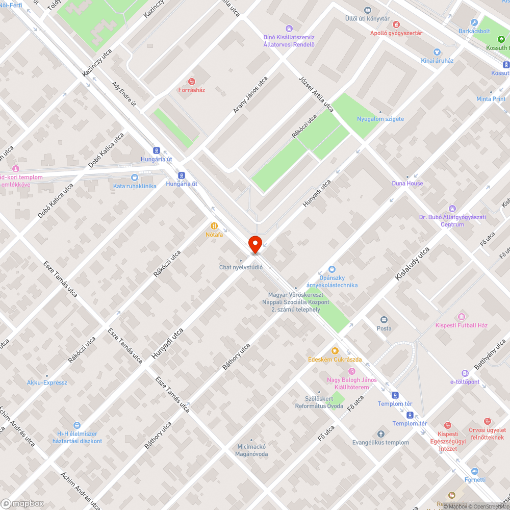 Hiányzó fényterelő bejelentés helye