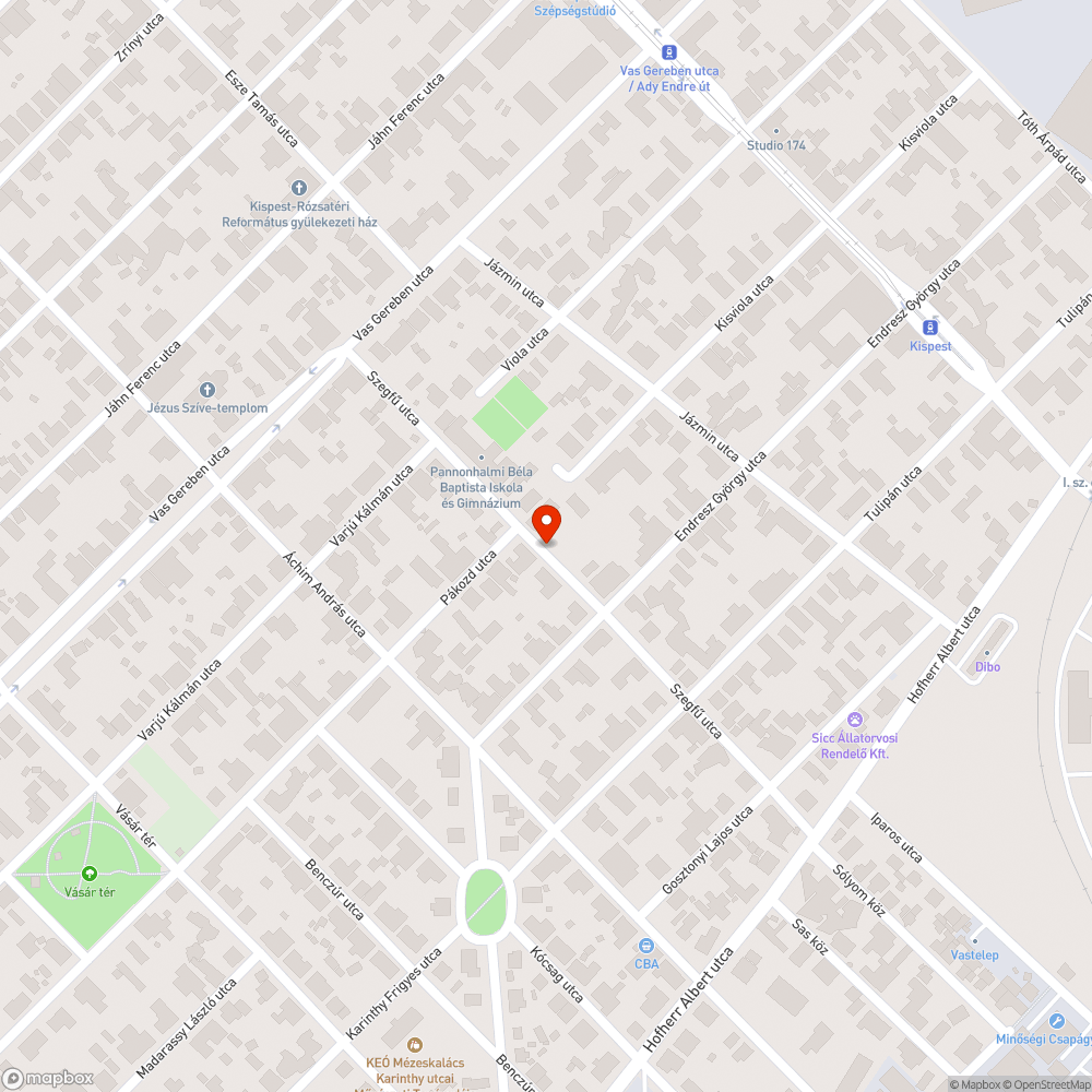 Illegális szemétlerakás bejelentés helye