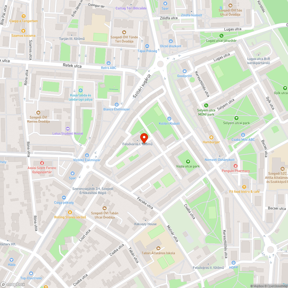 Kivágott fák - Vajda utca 24., Fűtőmű melletti parkolóban bejelentés helye