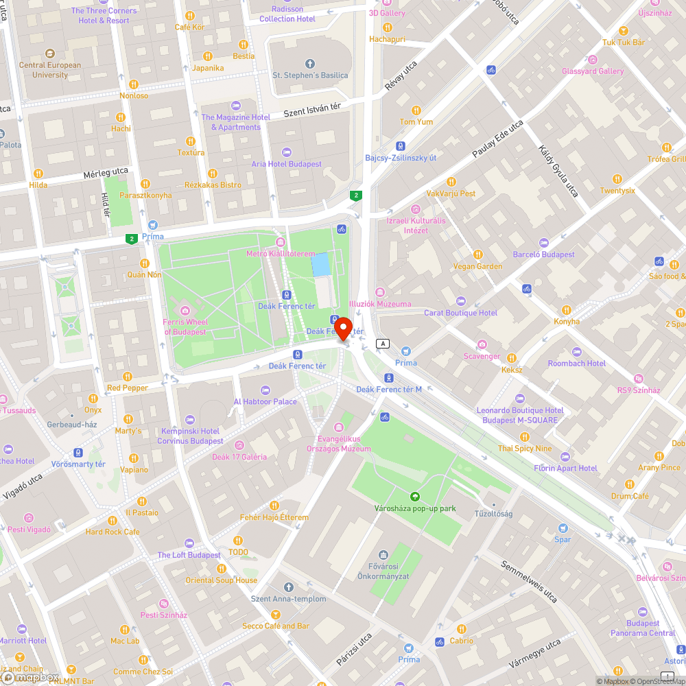 Sérült pad bejelentés helye