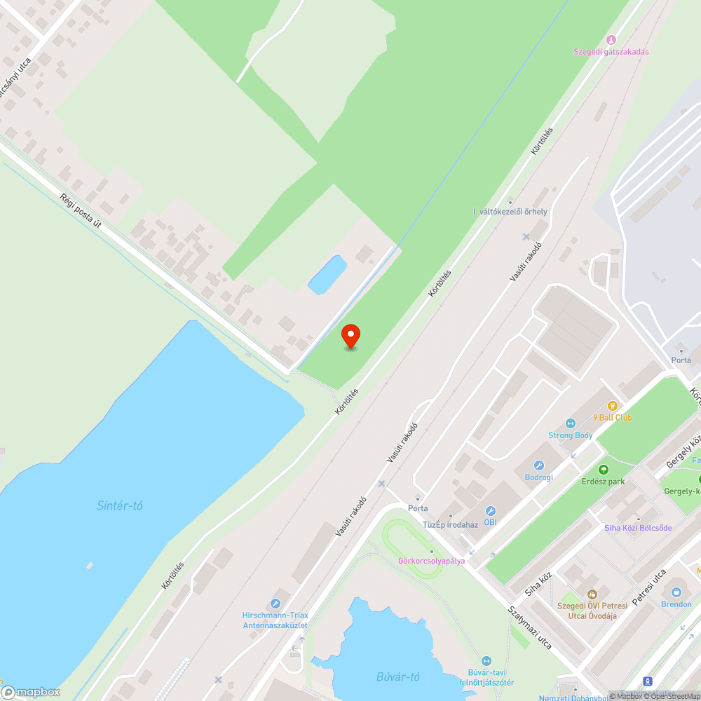 Illegális szemétlerakás az erdőben bejelentés helye