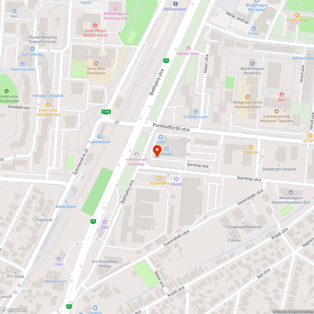 Kidőlt poller bejelentés helye