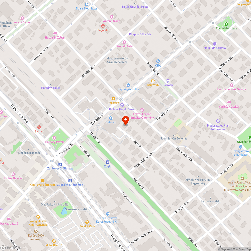 Mozgáskorlátozott parkoló felfestés lekopott! bejelentés helye