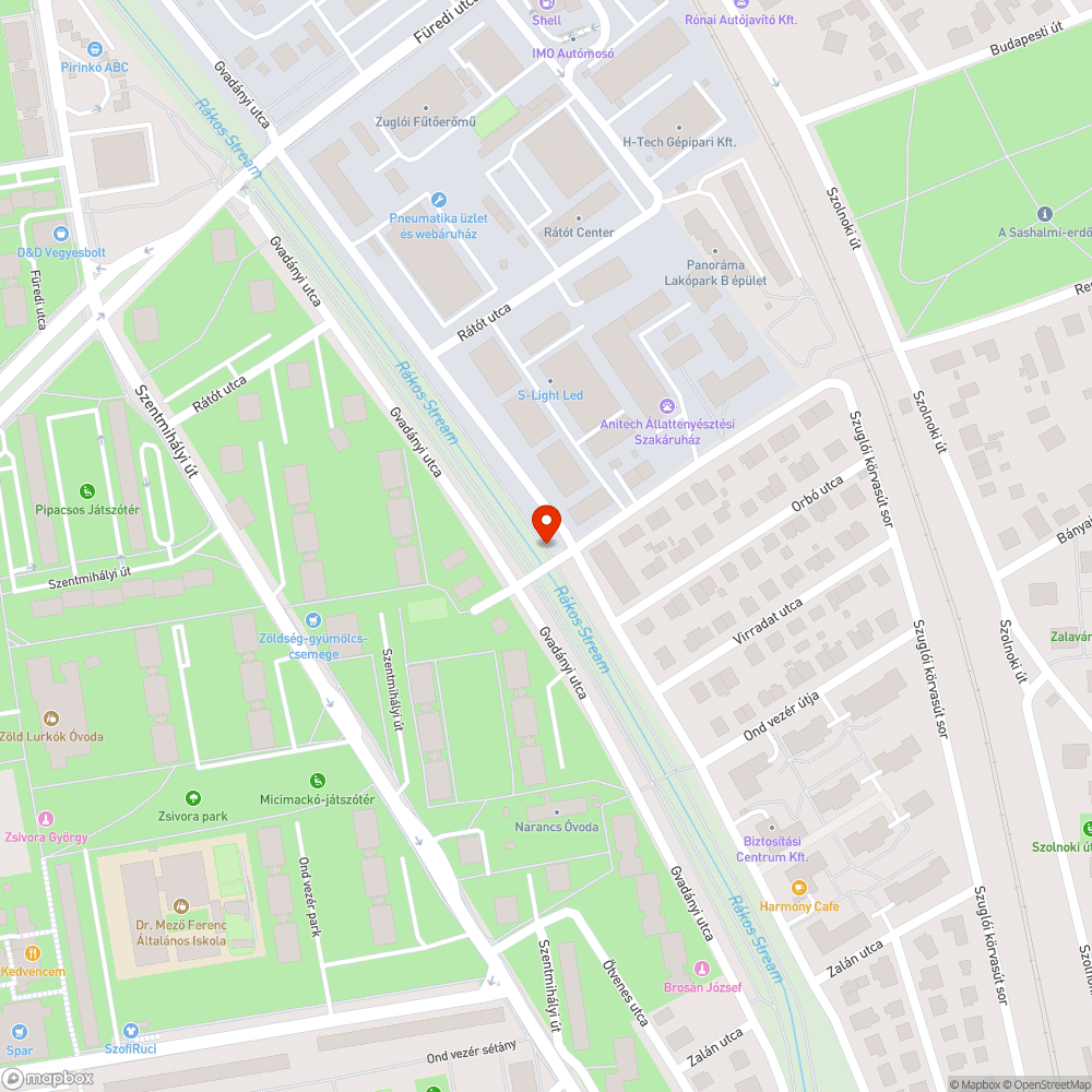 Szemét bejelentés helye