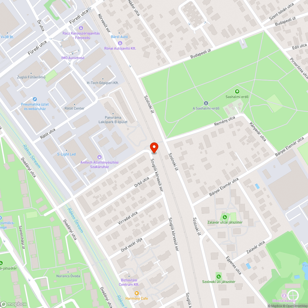 Szemét bejelentés helye