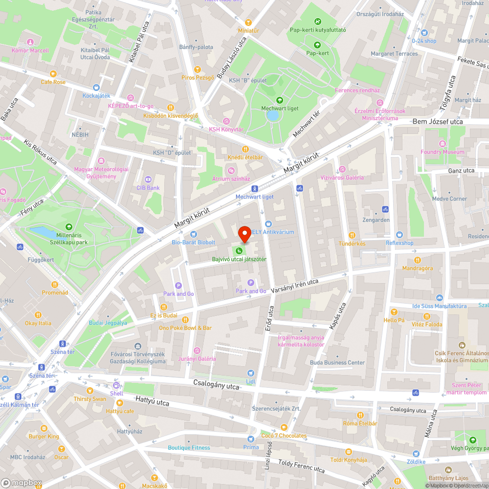 Sitt a játszótéren bejelentés helye