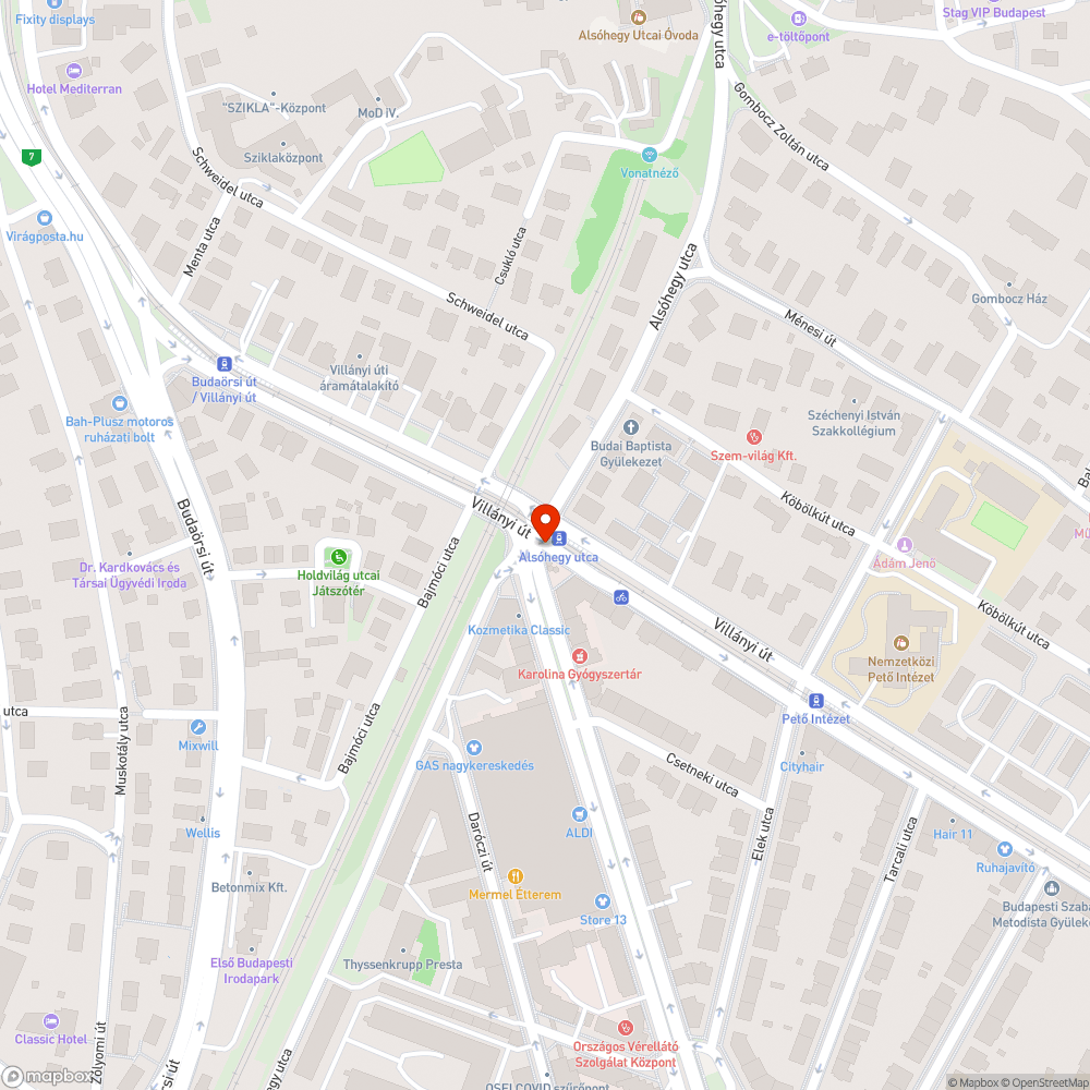 Összefirkált falak bejelentés helye