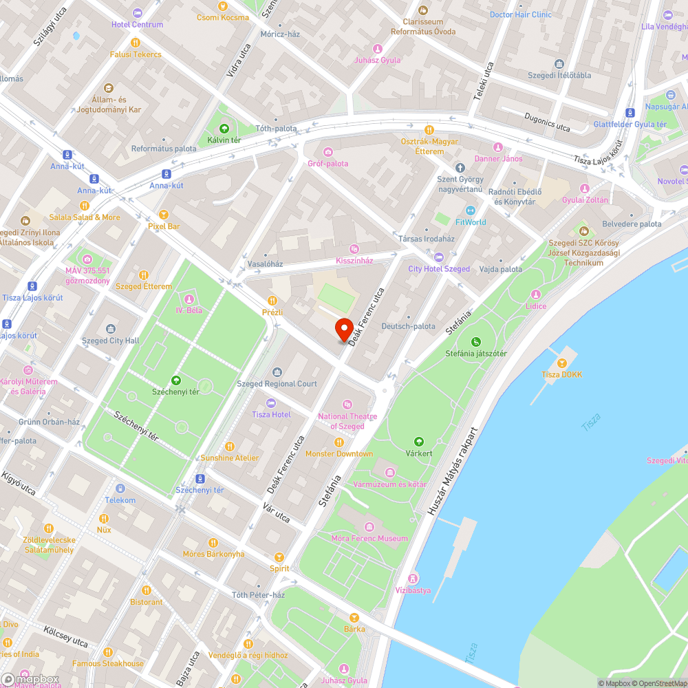 Felesleges oszlop - Deák Ferenc utca 7. bejelentés helye