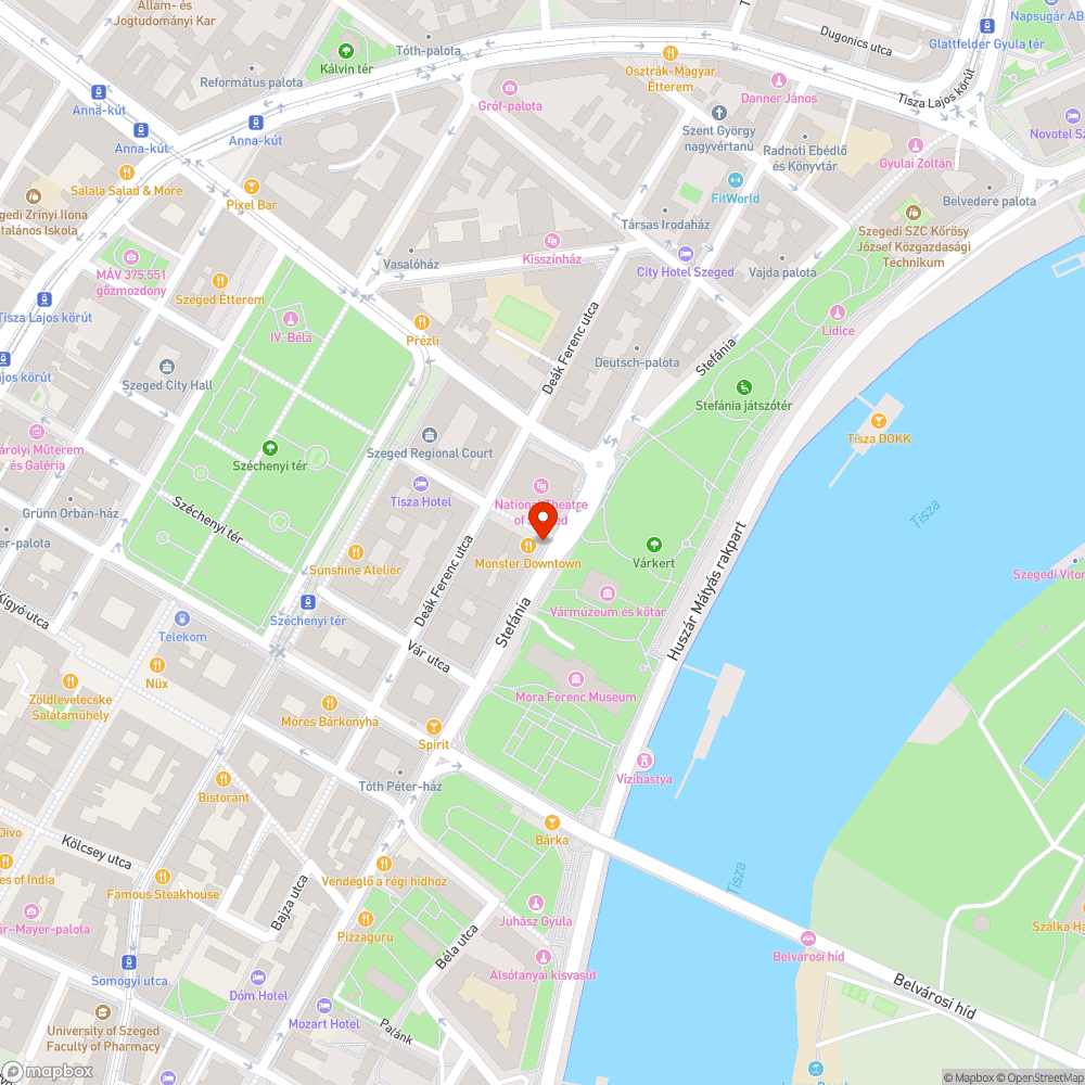 Felesleges oszlop - Nemzeti Színház mellett bejelentés helye